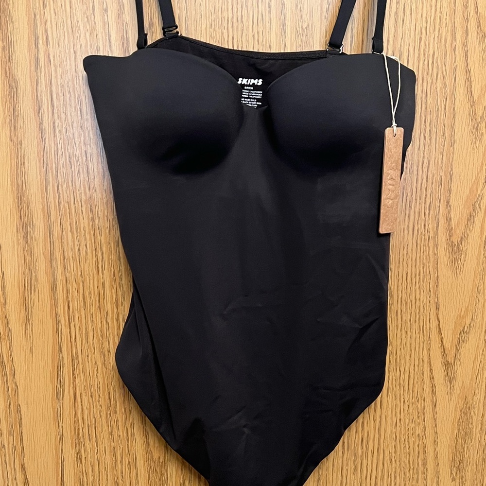 SKIMS contour thong body suit